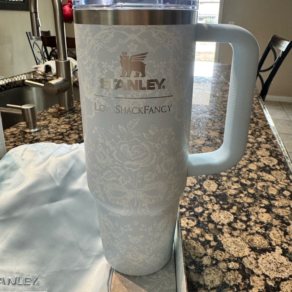 Stanley LoveShackFancy Floral Tumbler - Light Blue